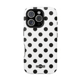 Black and White Polka Dot Case