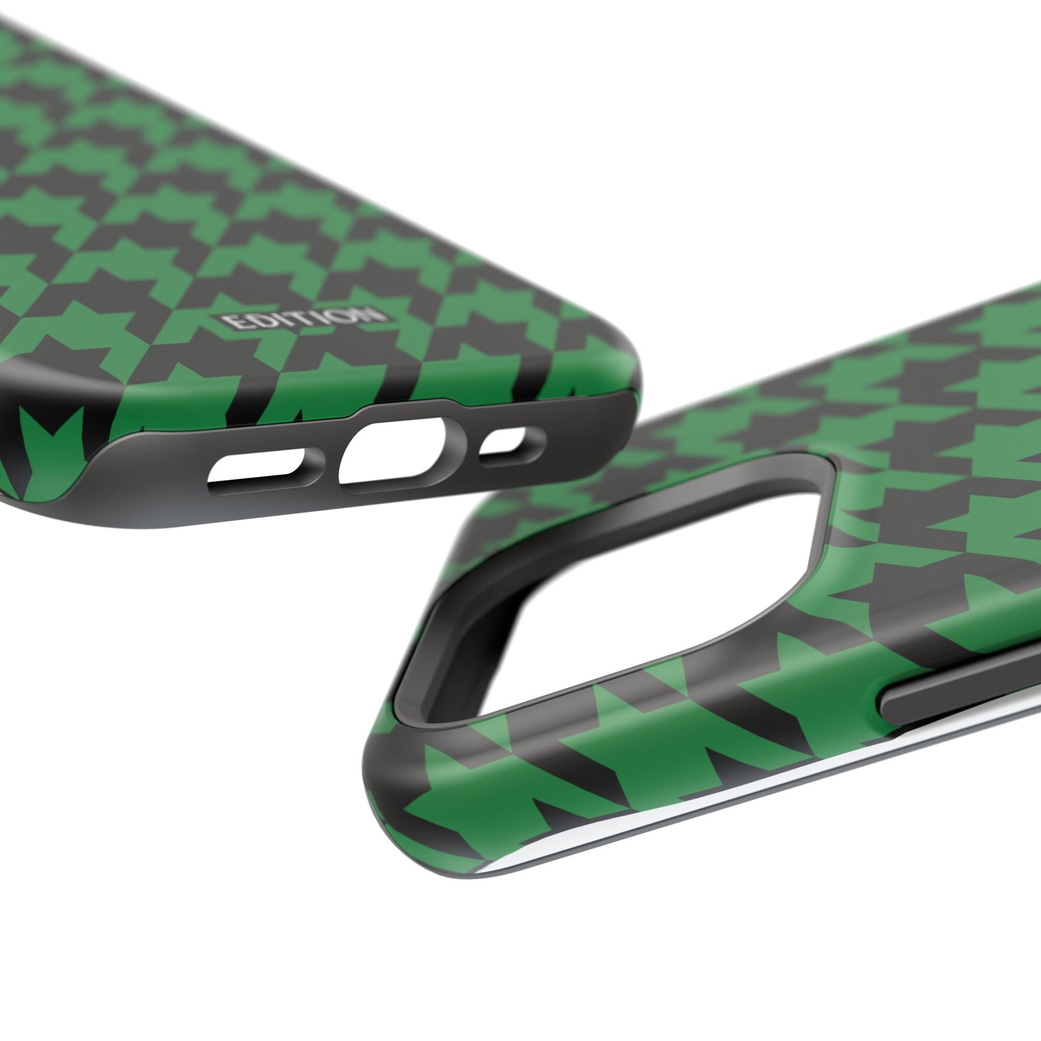 Green Houndstooth Case