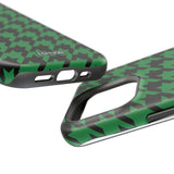 Green Houndstooth Case