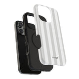 Grey Beach Stripe Case