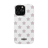 Pink and White Star Case