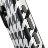 Black and White Houndstooth Case