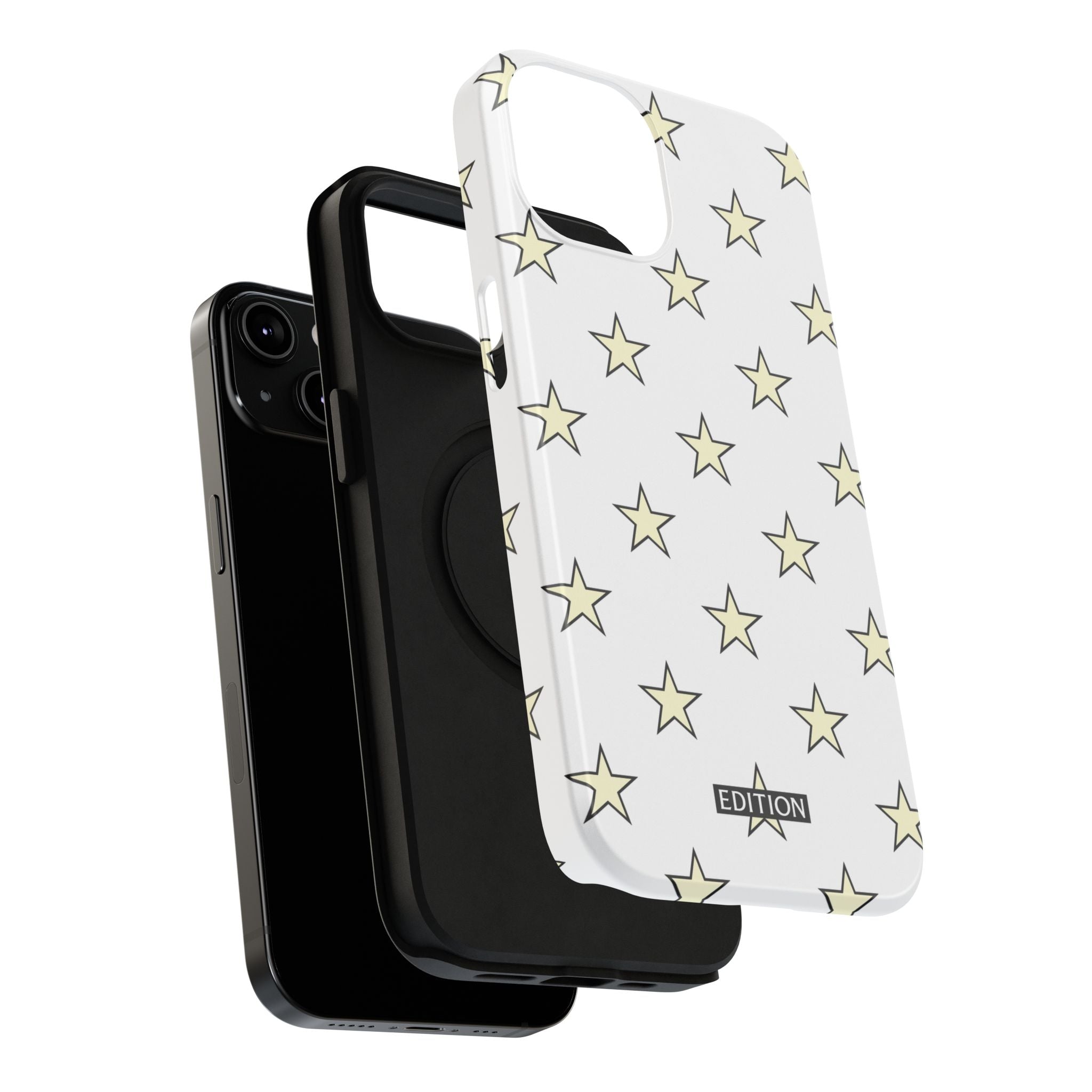Yellow and White Star Case