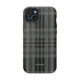 Black Plaid Case