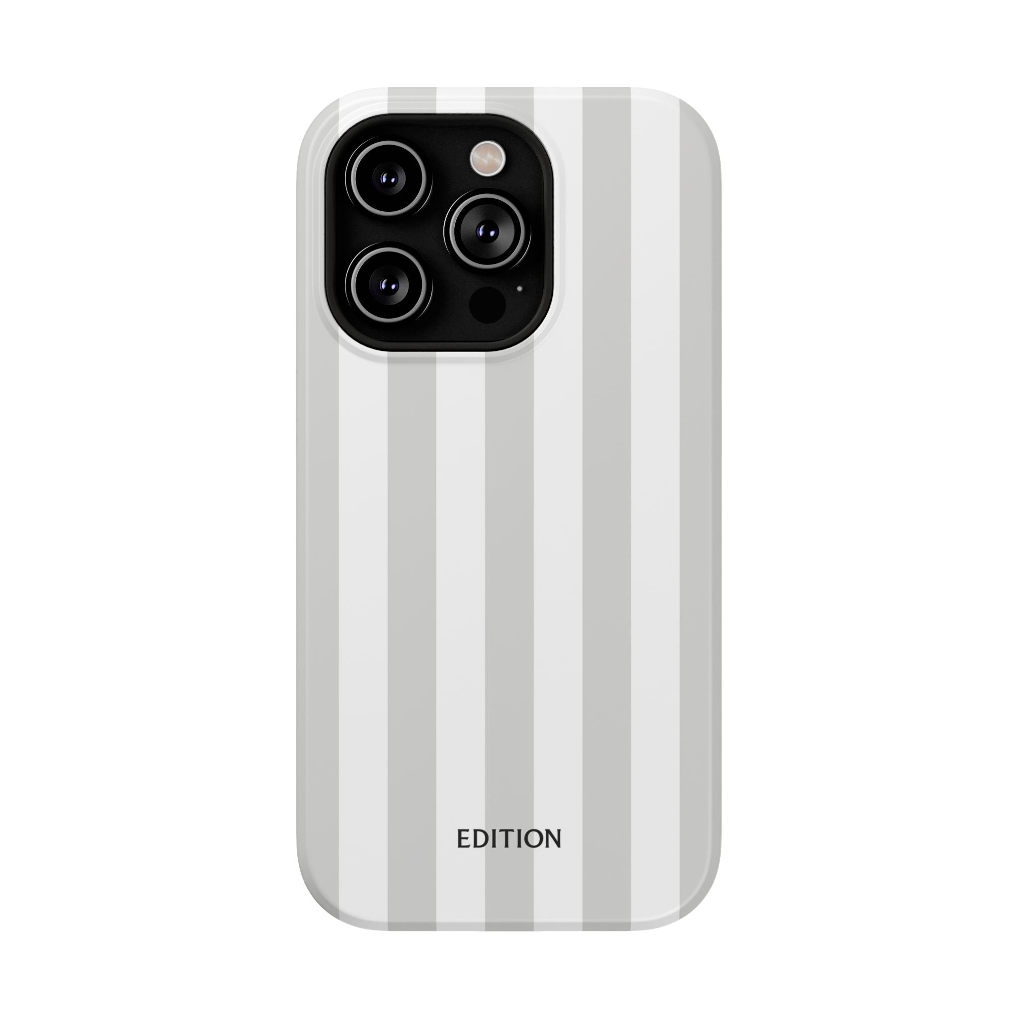 Grey Beach Stripe Case
