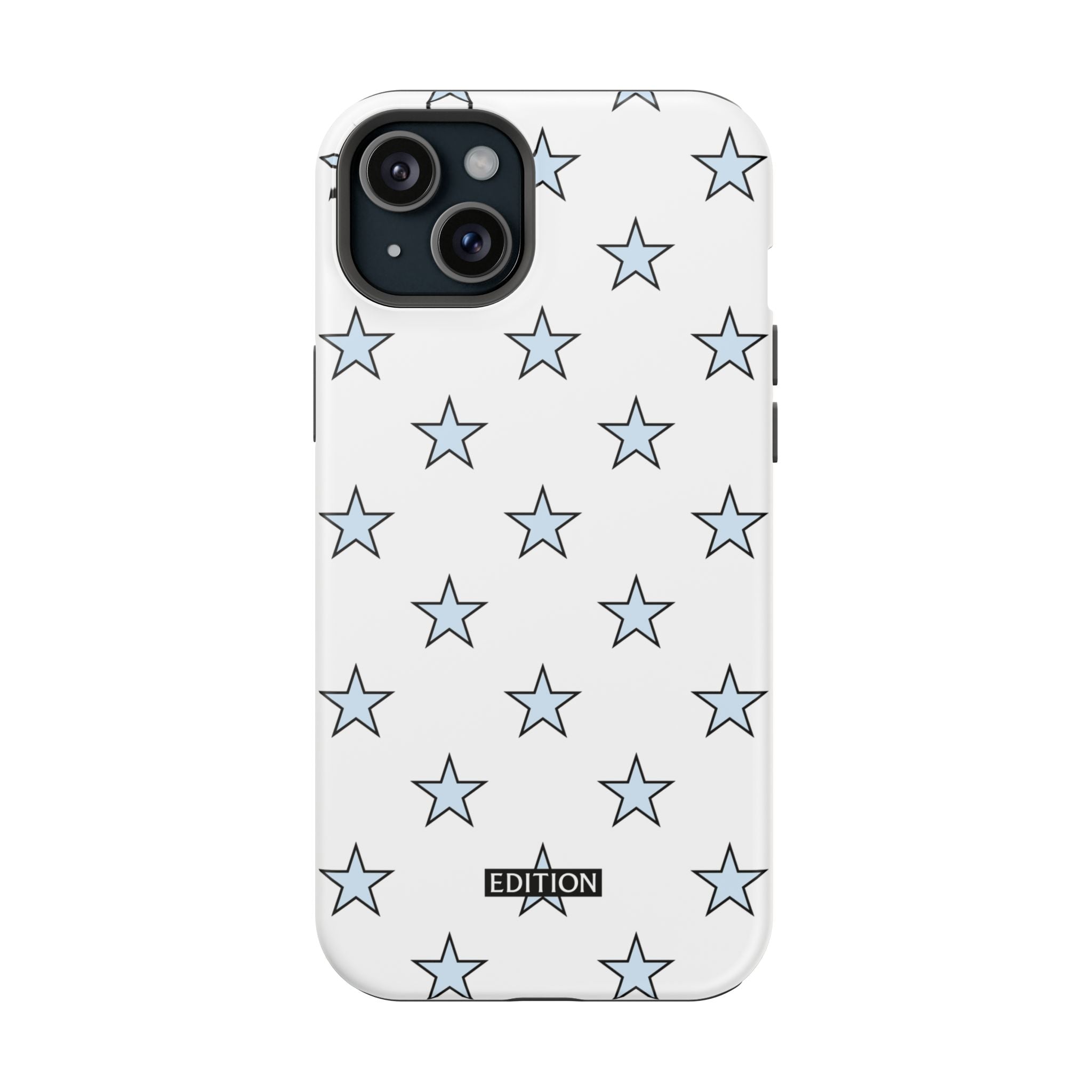 Blue and White Star Case