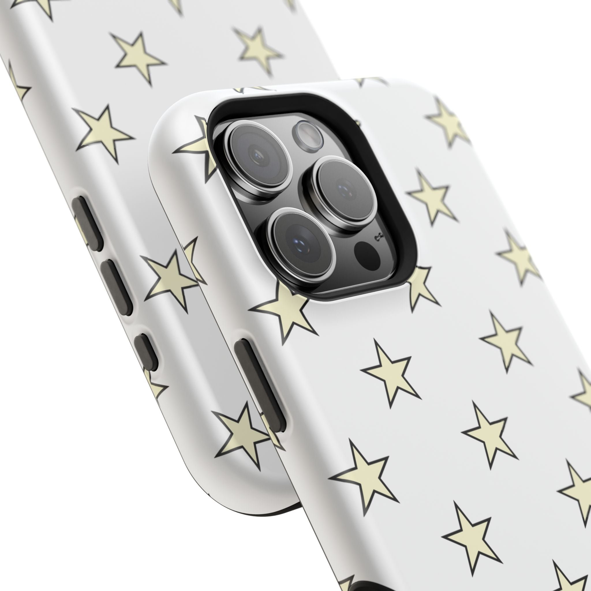 Yellow and White Star Case
