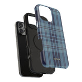 Navy Plaid Case