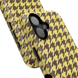 Banana Split Houndstooth Case