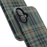 Green and Blue Plaid Case