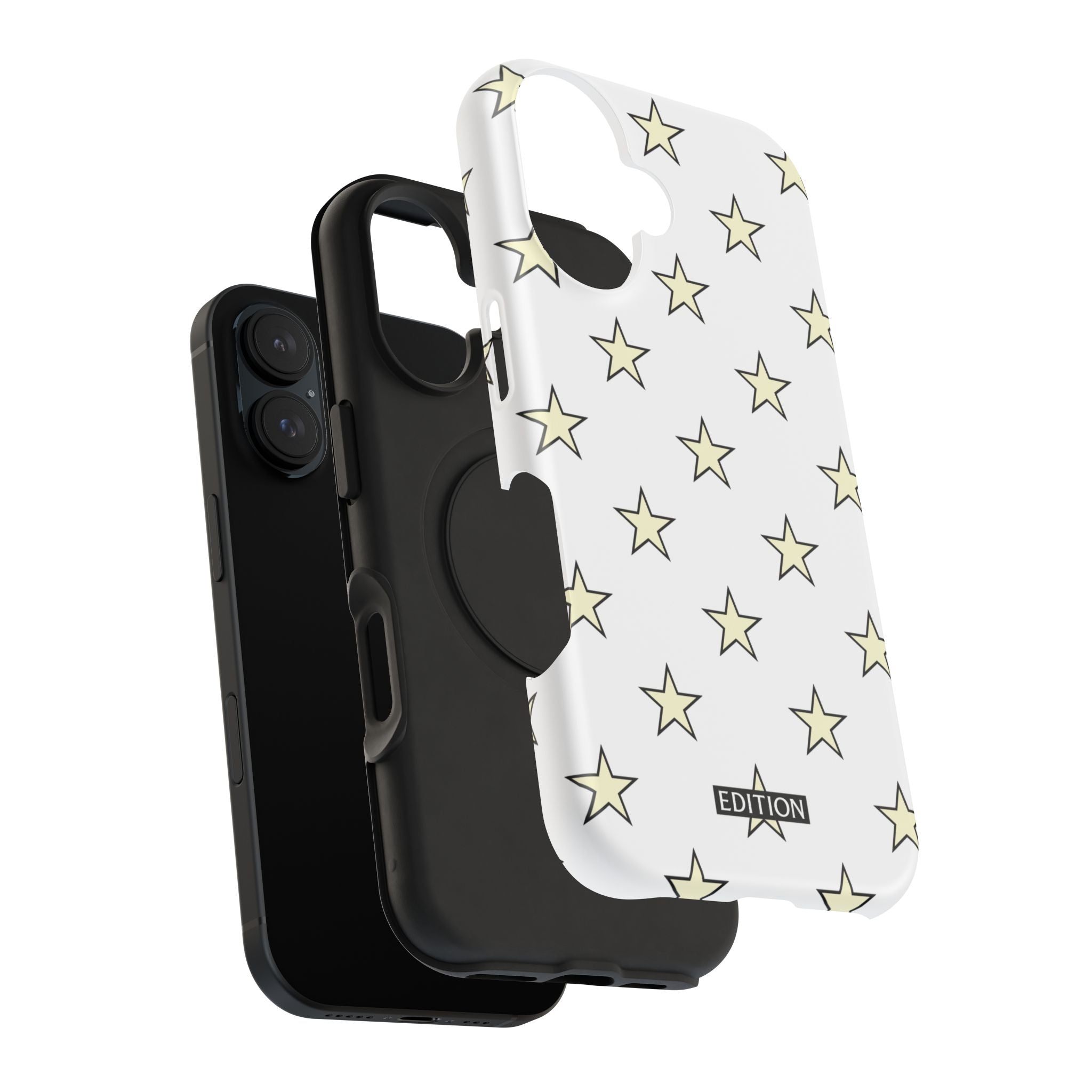Yellow and White Star Case
