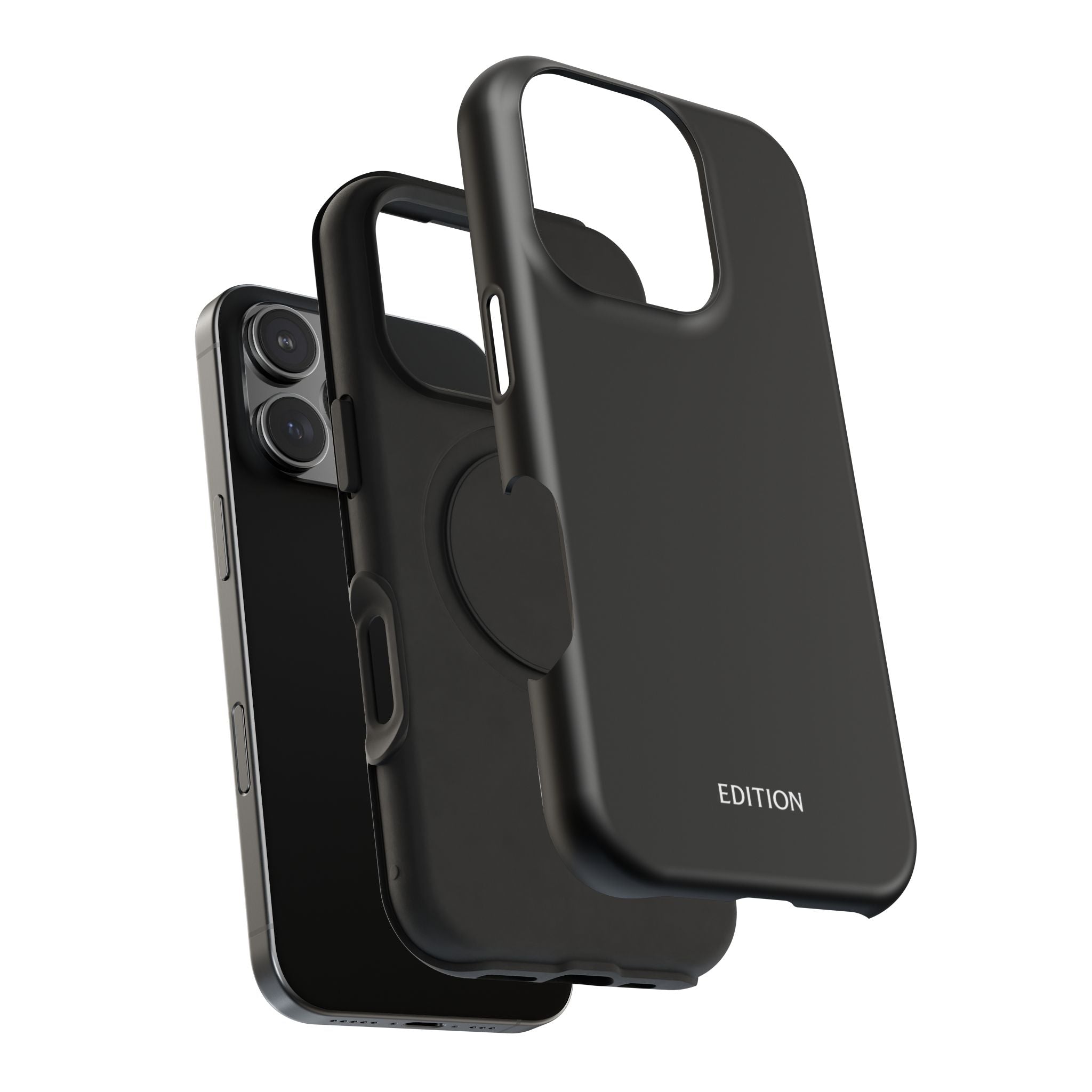 Plain Black Solid Case