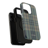 Green and Blue Plaid Case