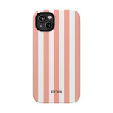 Peach Beach Stripe Case