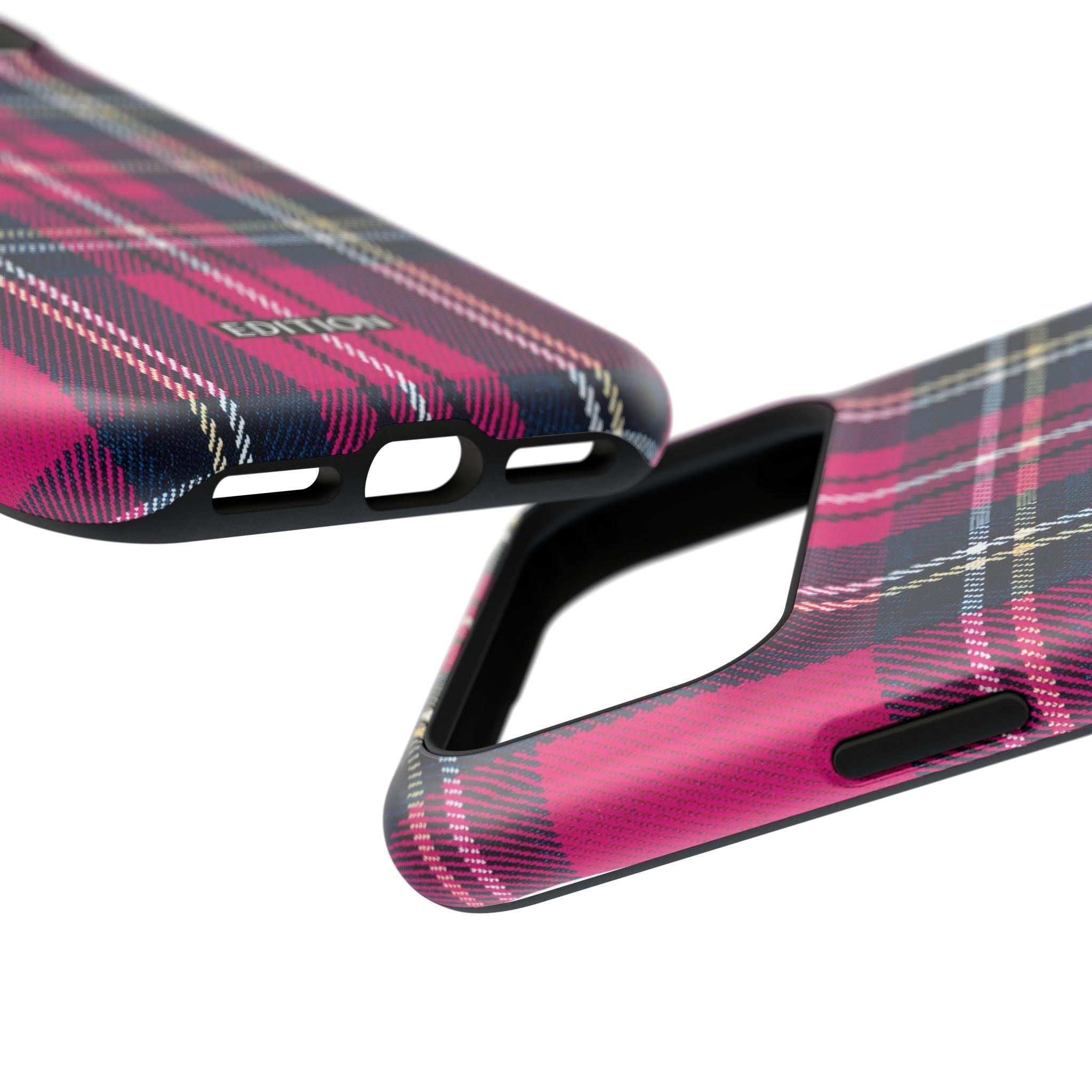 Hot Pink and Navy Plaid Case