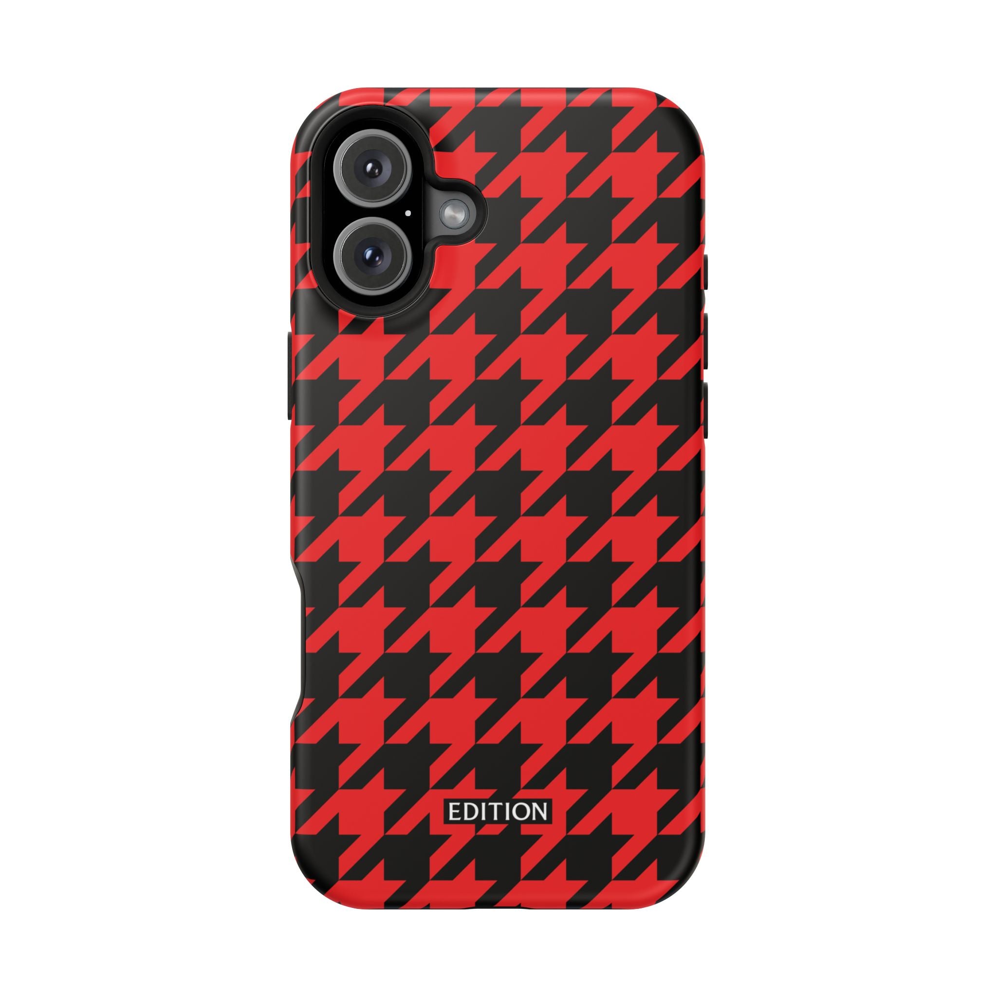 Red Houndstooth Case