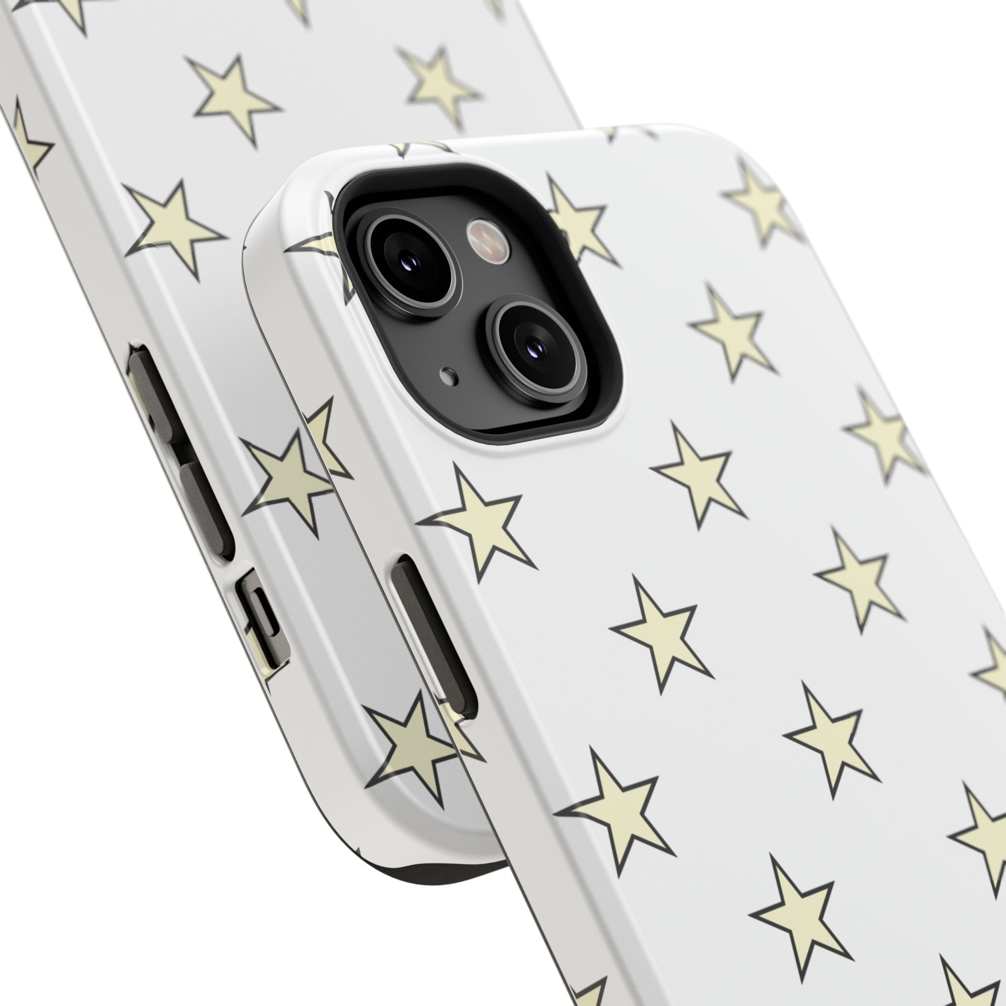 Yellow and White Star Case