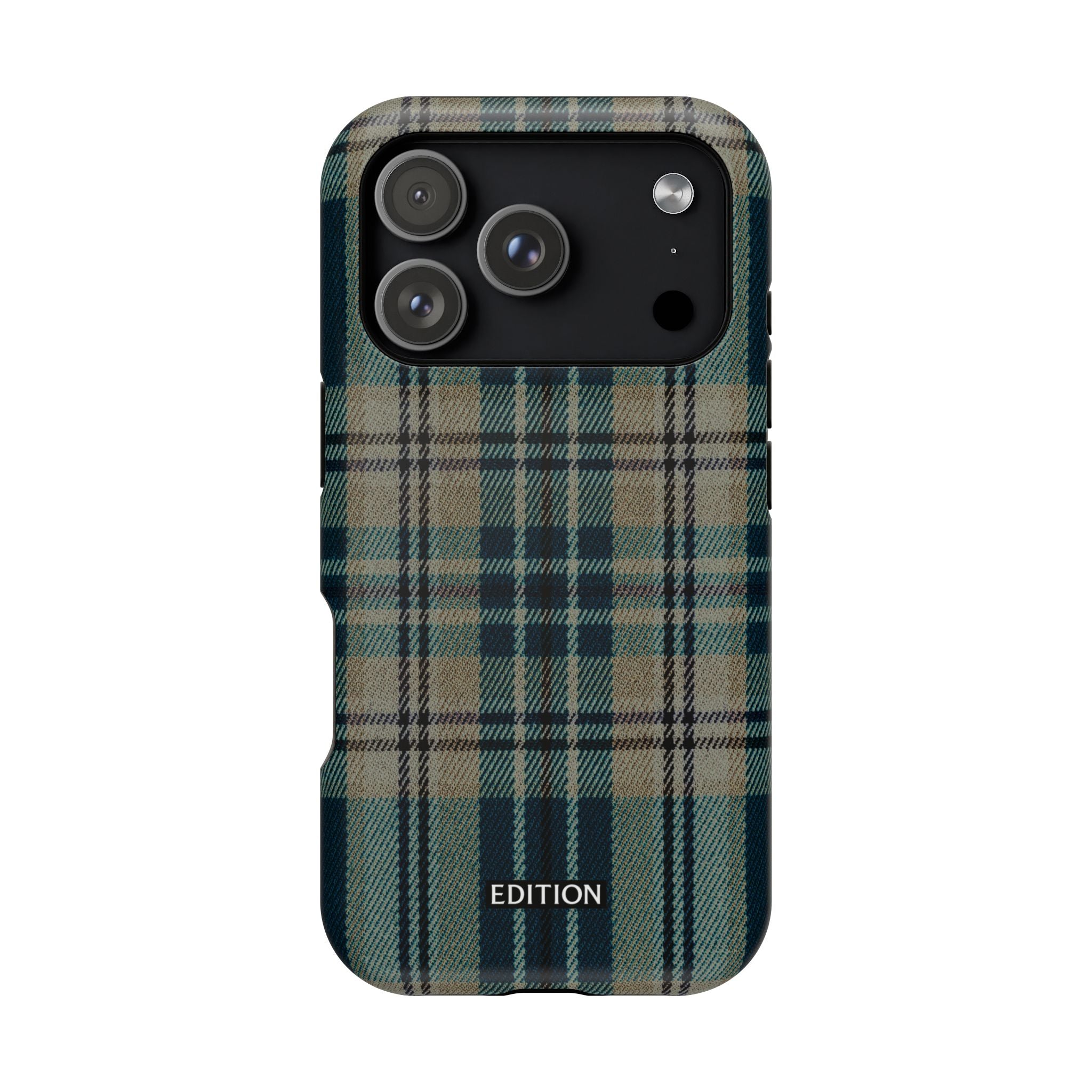 Green and Blue Plaid Case