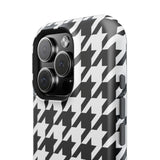 Black and White Houndstooth Case