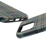 Green and Blue Plaid Case