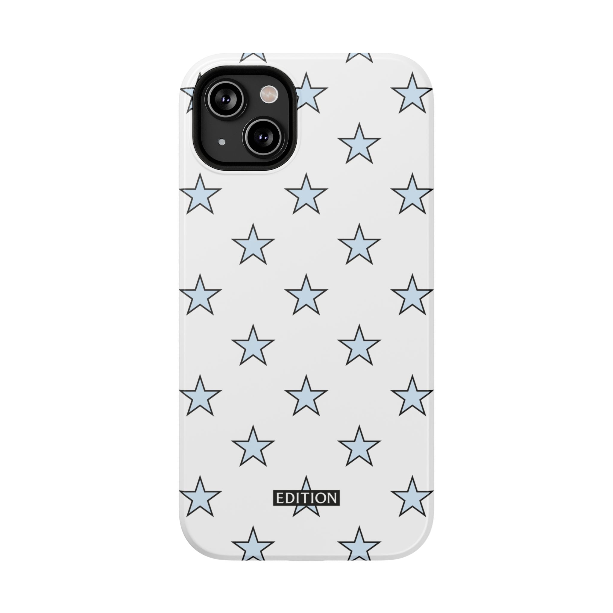 Blue and White Star Case