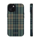 Green and Blue Plaid Case