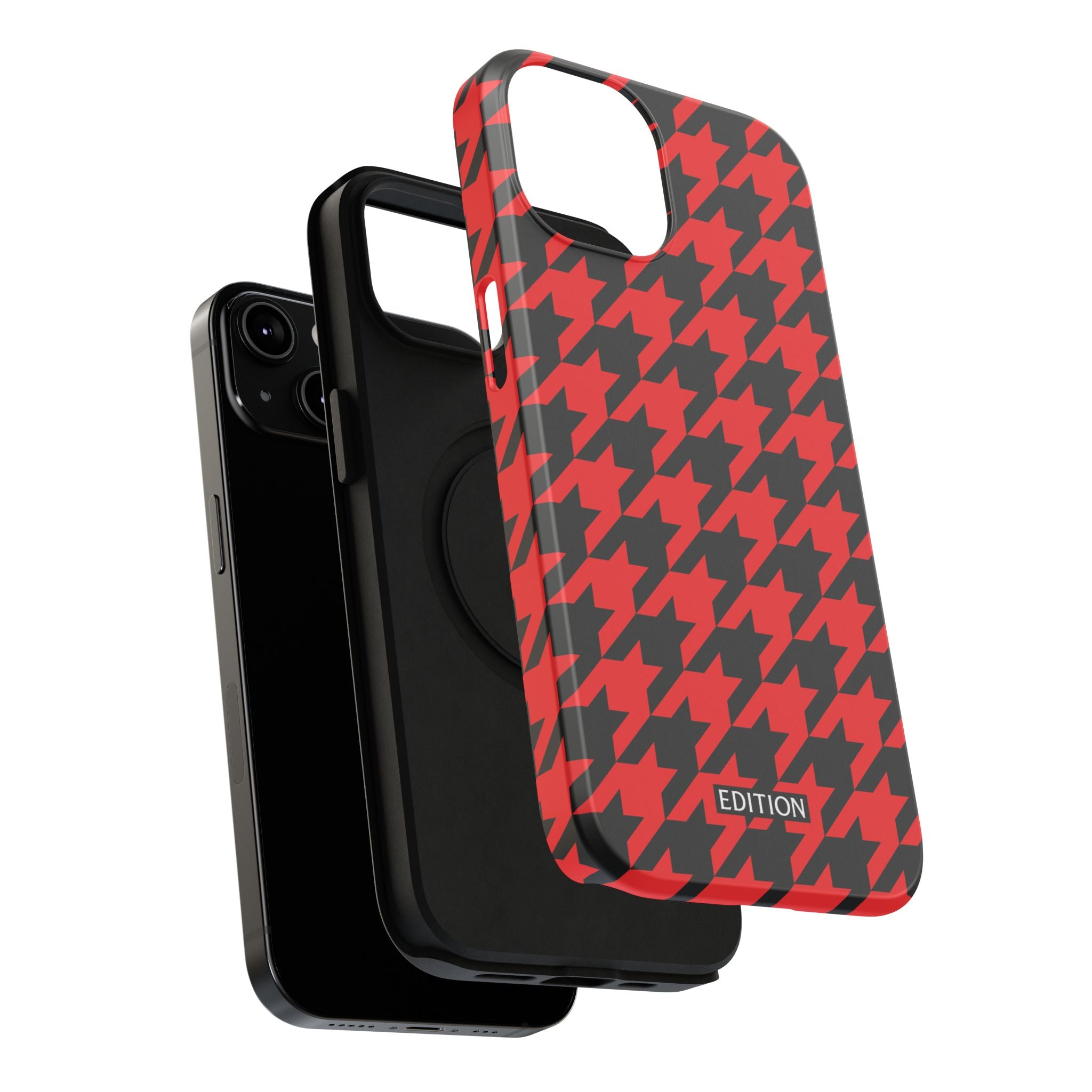 Red Houndstooth Case
