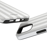 Grey Beach Stripe Case