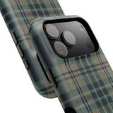 Green and Blue Plaid Case