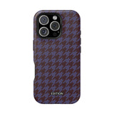 Grape Soda Houndstooth Case
