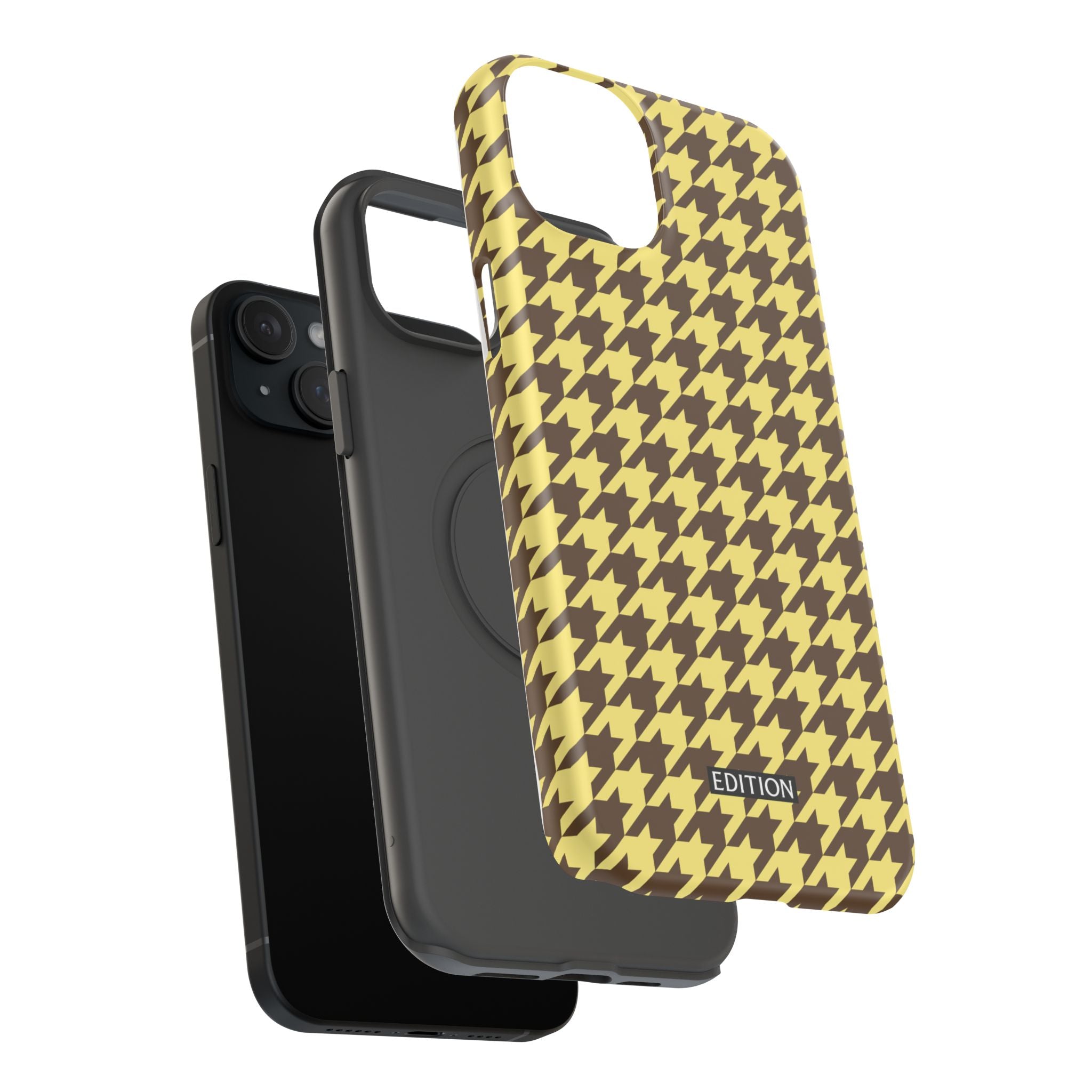 Banana Split Houndstooth Case