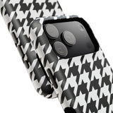 Black and White Houndstooth Case