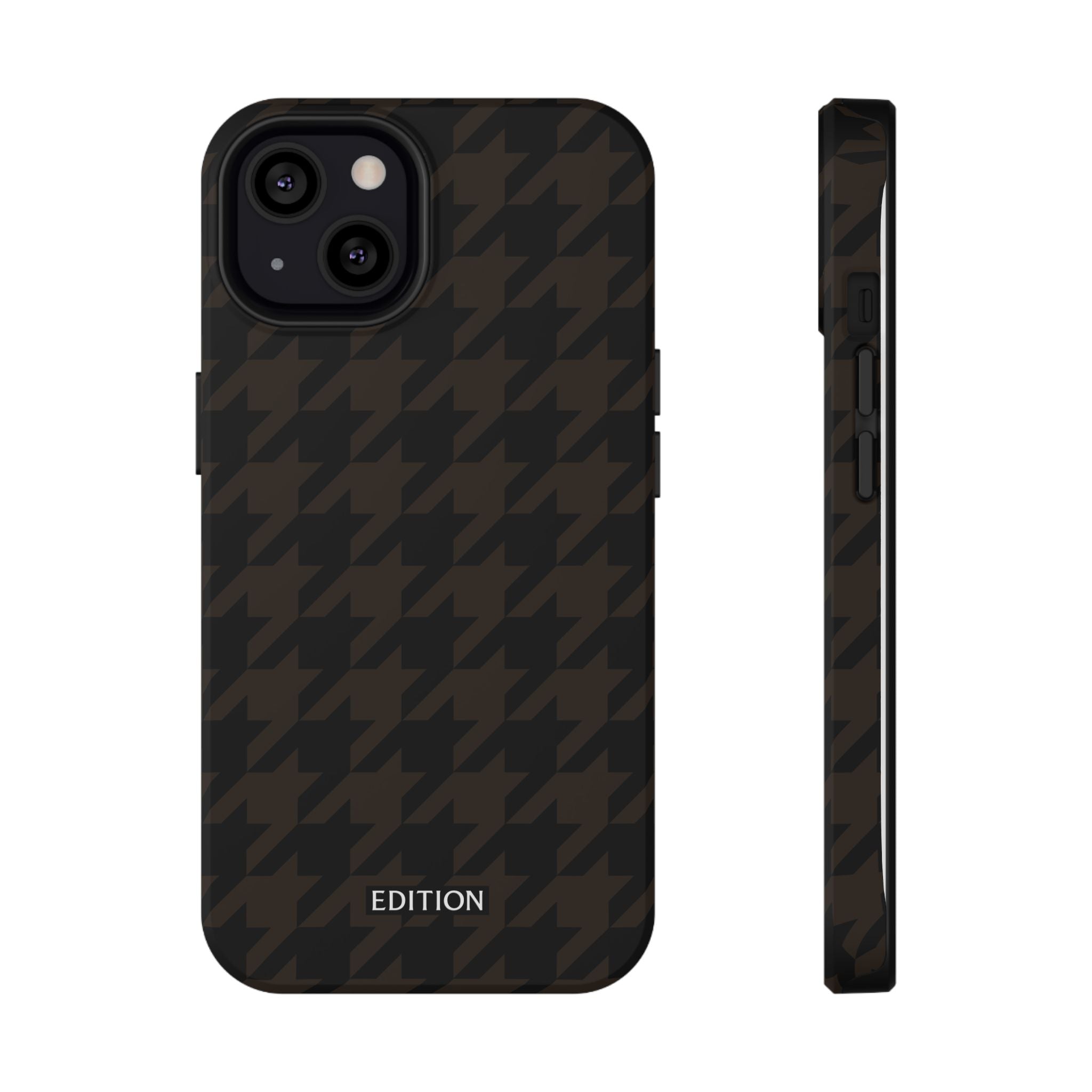 Brown Houndstooth Case