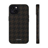 Brown Houndstooth Case