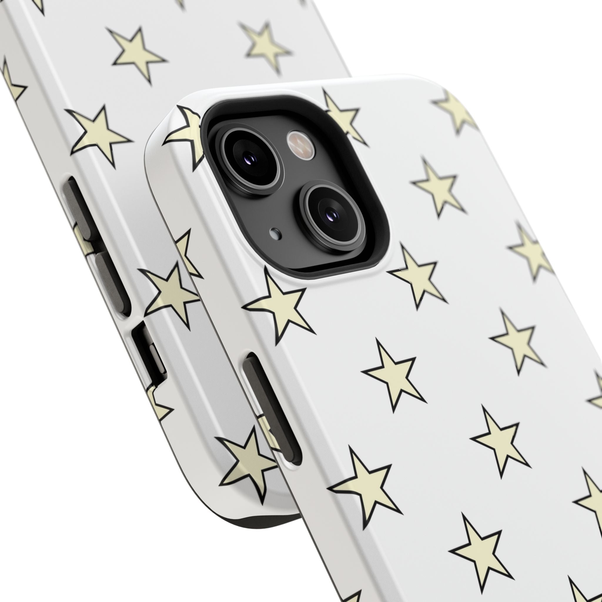 Yellow and White Star Case