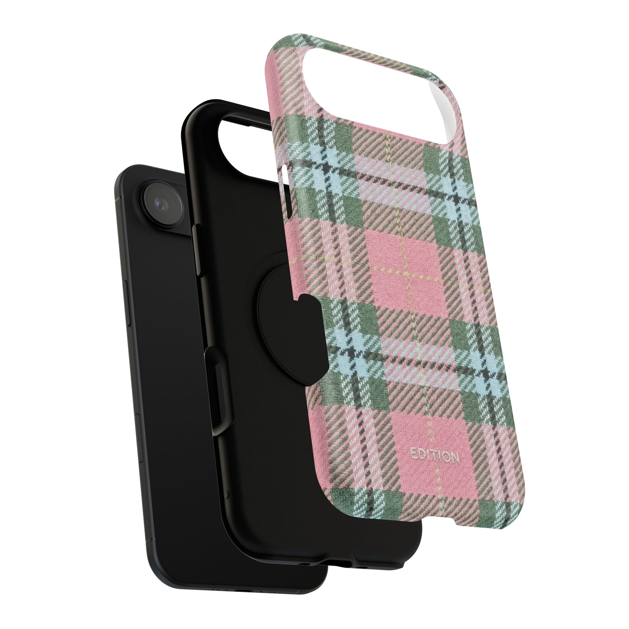 Baby Pink Plaid Case