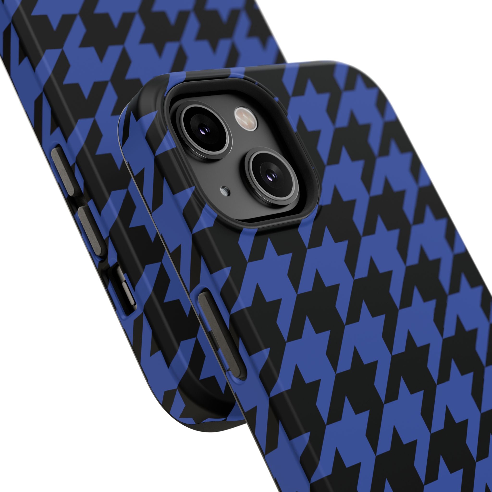 Blue Houndstooth Case