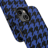 Blue Houndstooth Case