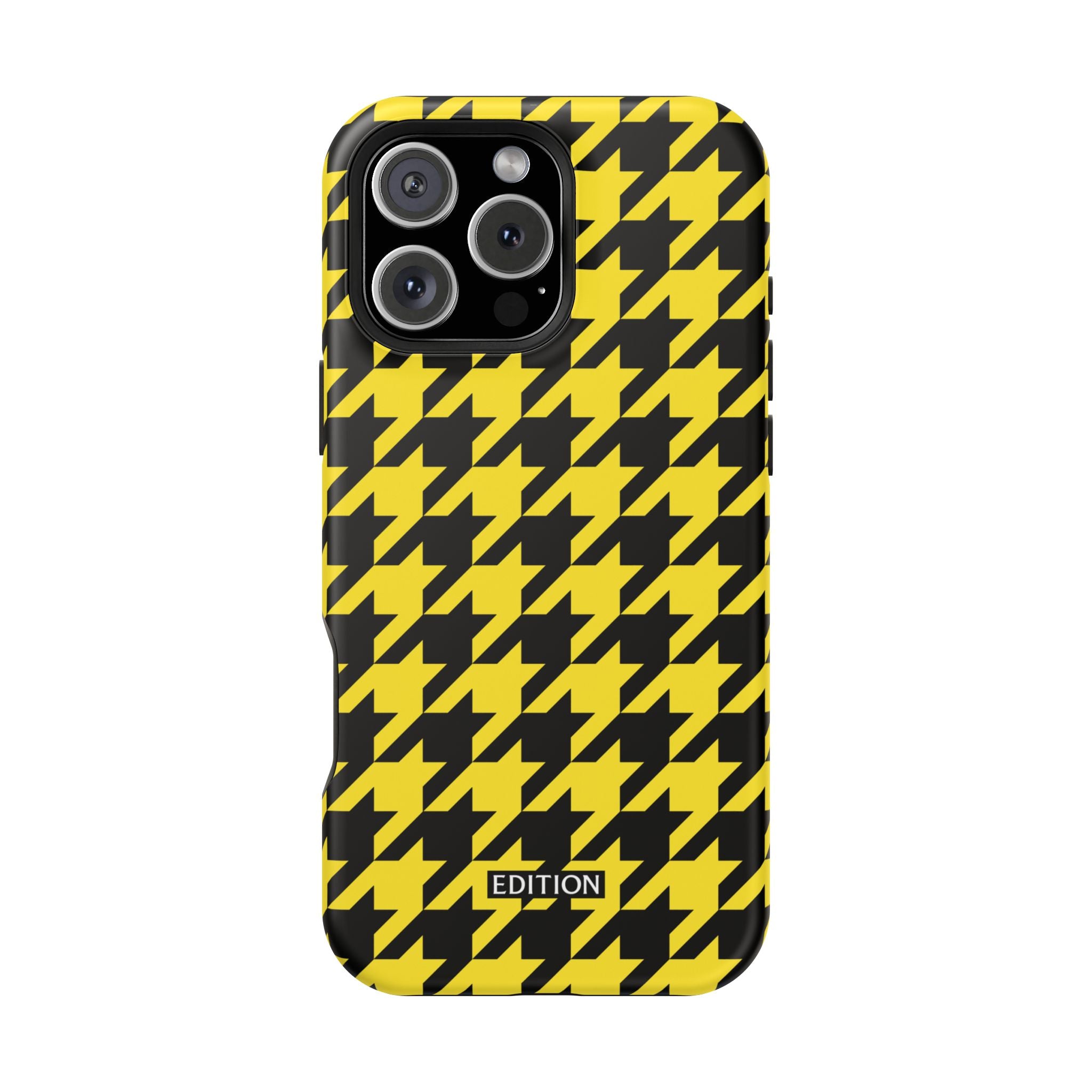 Yellow Houndstooth Case