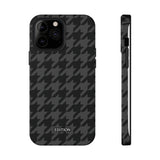 Grey Houndstooth Case