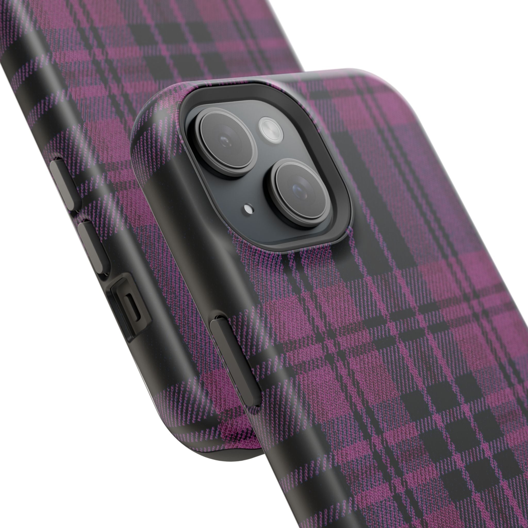 Black and Pink Plaid Case