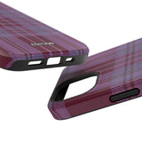 Magenta Plaid Case