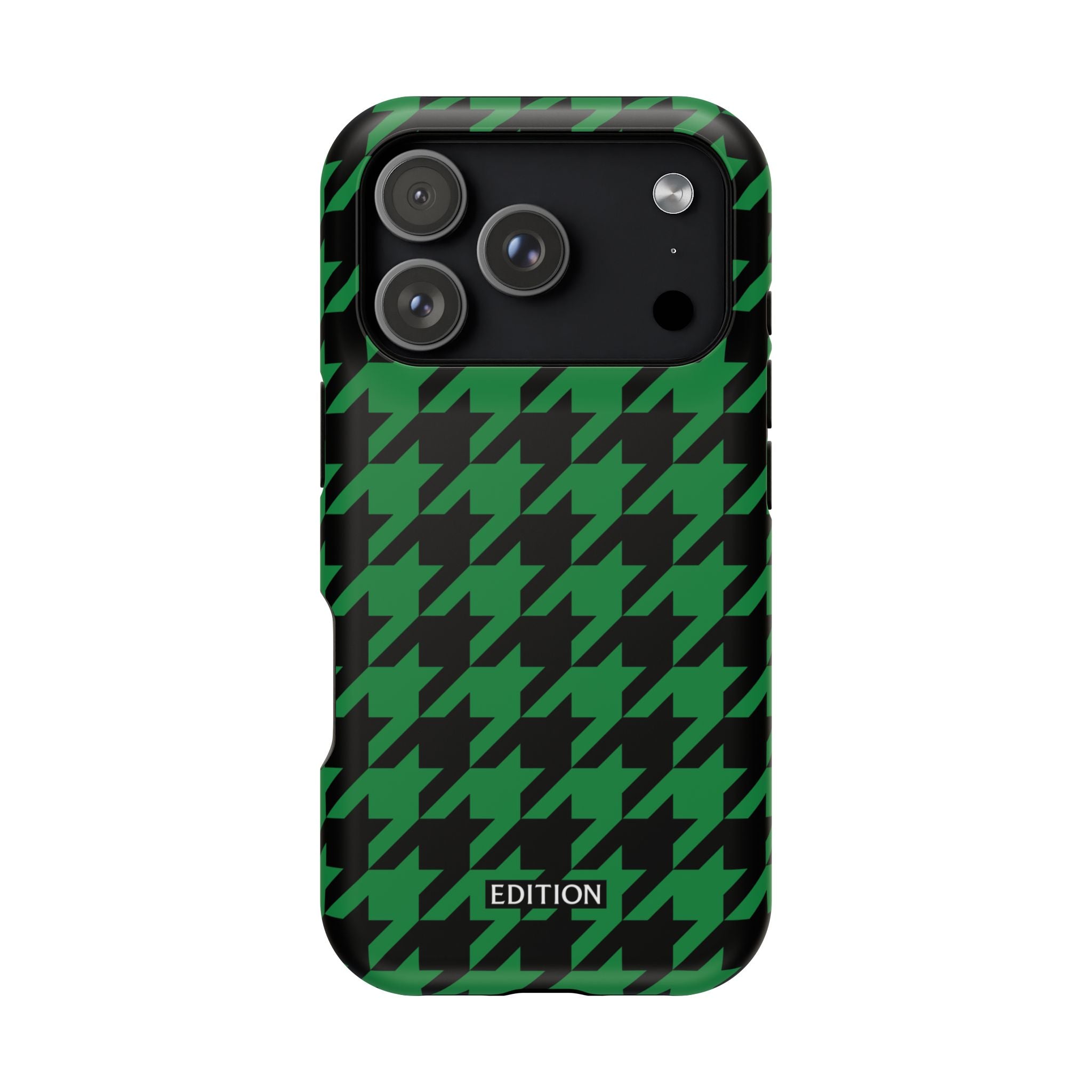 Green Houndstooth Case