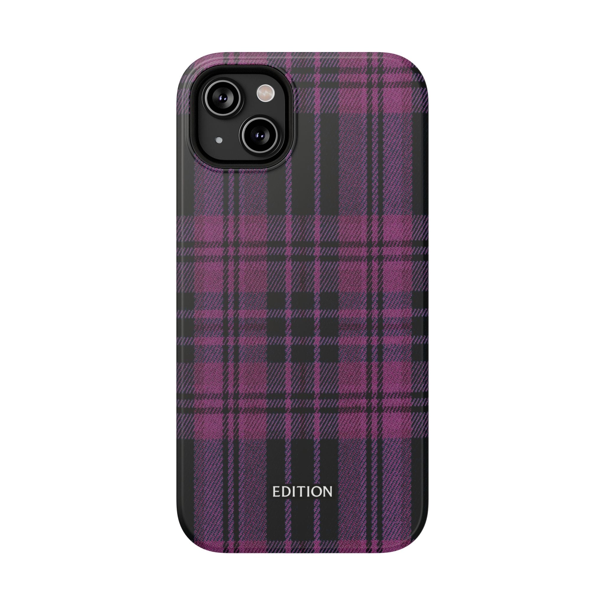 Black and Pink Plaid Case