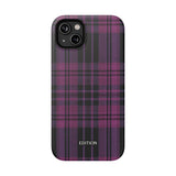 Black and Pink Plaid Case