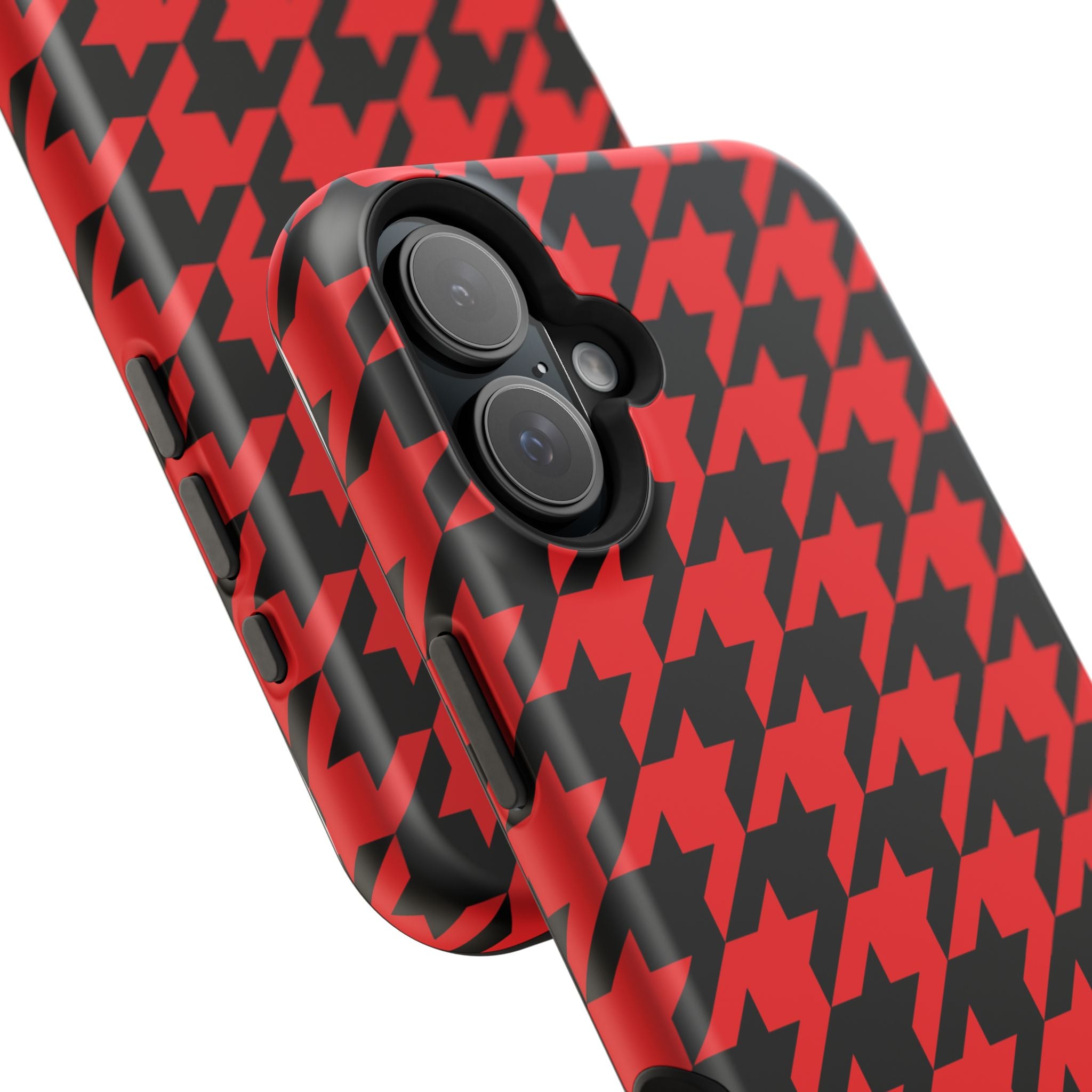 Red Houndstooth Case