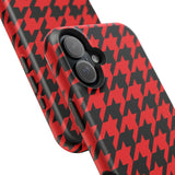 Red Houndstooth Case