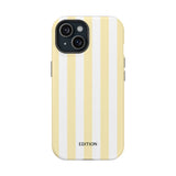 Yellow Beach Stripe Case
