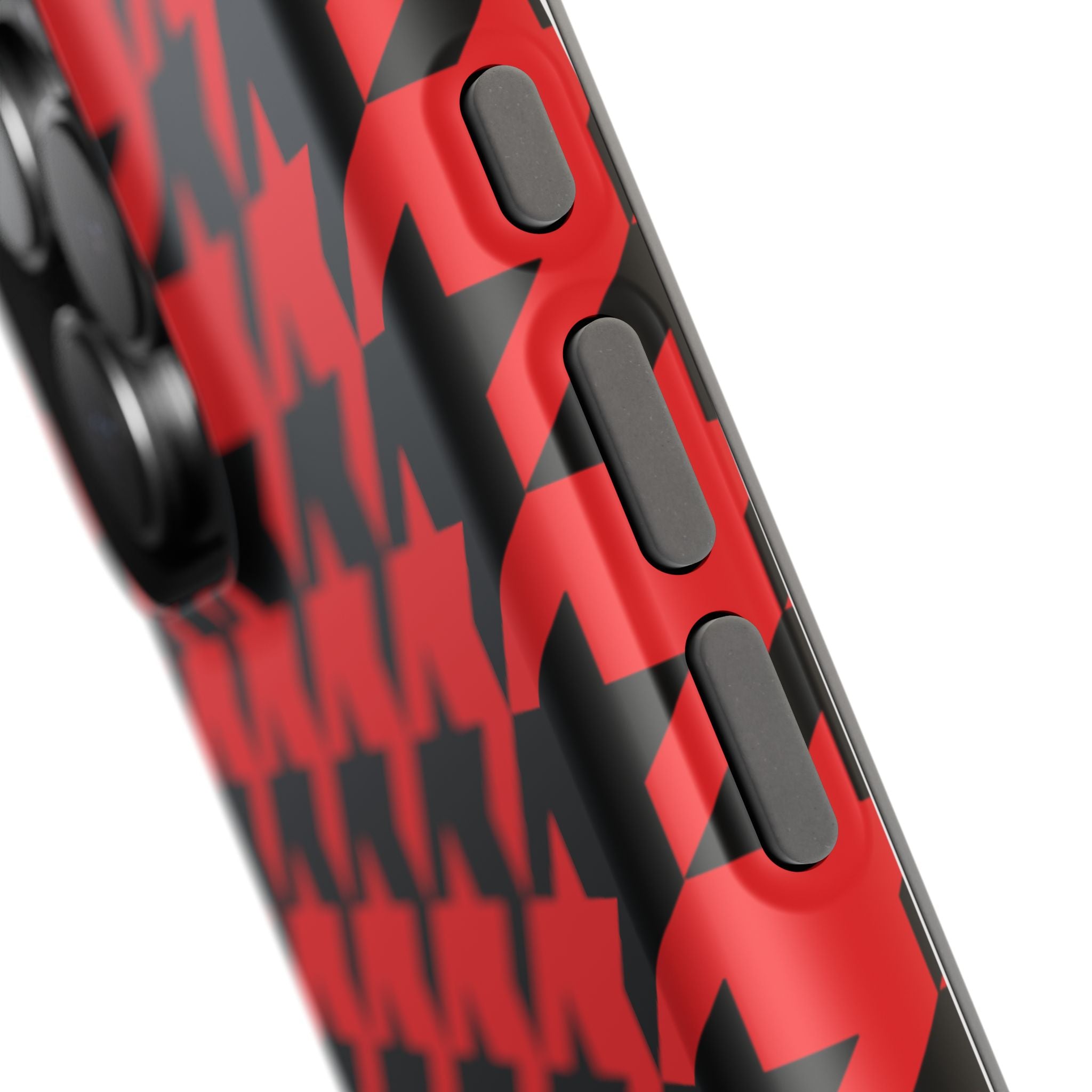 Red Houndstooth Case