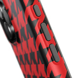 Red Houndstooth Case